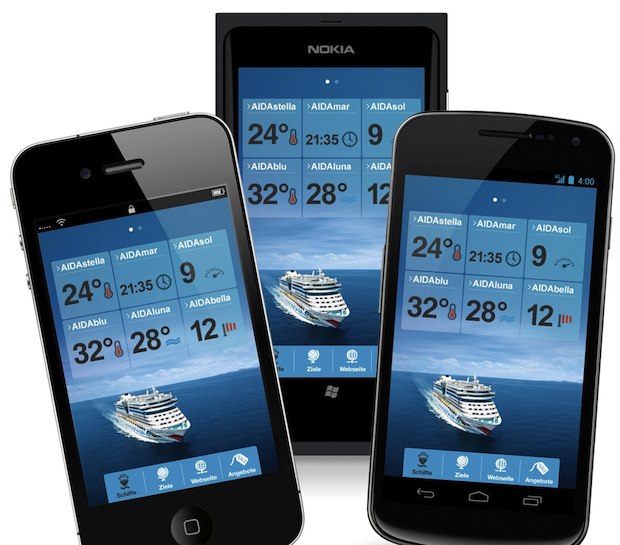 AIDA Mobile Apps / © AIDA Cruises