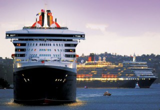Queen Mary 2 und Queen Elizabeth in Sydney / © Cunard Line
