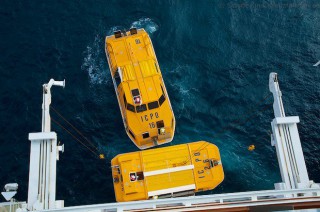 Costa Fascinosa - Crew Drill mit Rettungsbooten 6