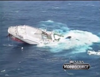 MS Oceanos: Der Untergang vor Südafrika im Jahr 1991 / © ABC News (Youtube Screenshot)
