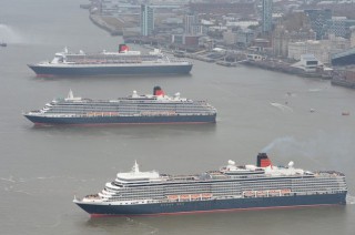 Cunard Queens in Liverpool / © Cunard