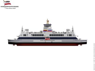 Neue Fähre von der Neptun Werft / © Wyker Dampfschiffs-Reederei