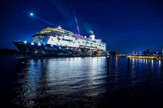Erstanlauf der Mein Schiff 5 in Bremerhaven / © TUI Cruises