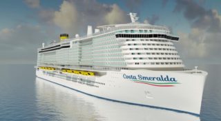 Das neue LNG Kreuzfahrtschiff von Costa Kreuzfahrten - die Costa Smeralda - ab 2019 im Mittelmeer