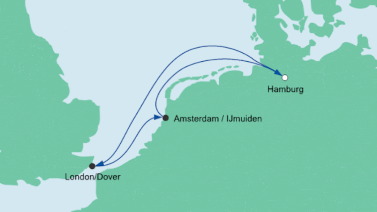 AIDAsol Kurzreise ab Hamburg / © AIDA Cruises 