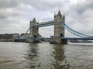 Die Tower Bridge in London - Erreichbar von Southampton